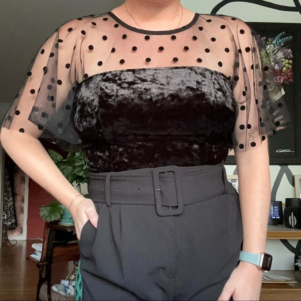 Anthropologie Eva Franco Women's Black Blouse. Size S. Excellent Condition.